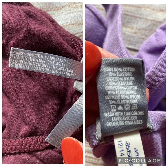 Aerie Pullover Racerback Bralette Bundle NWOT Women’s Medium Burgundy Purple - Picture 4 of 4